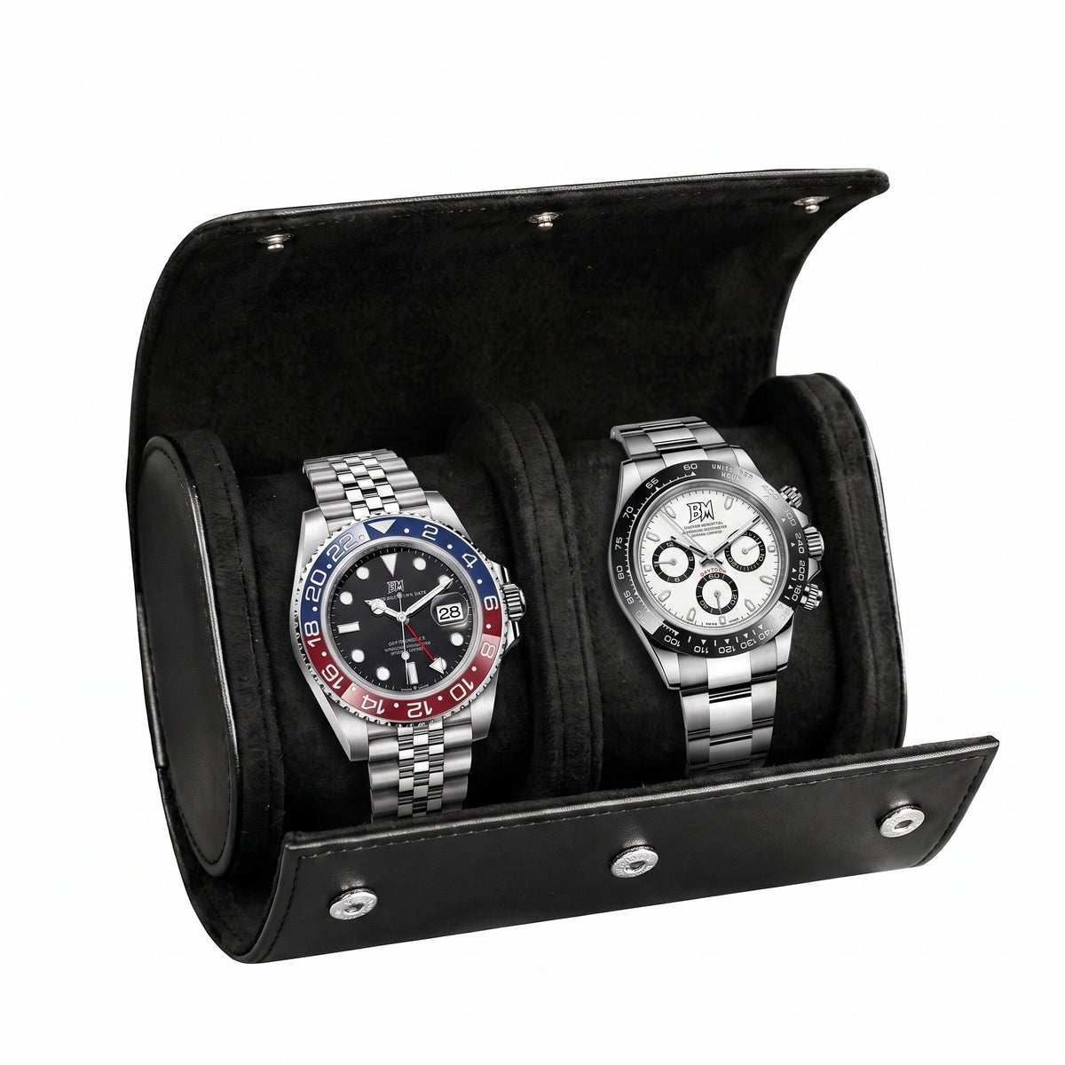 Coffret à montres en cuir