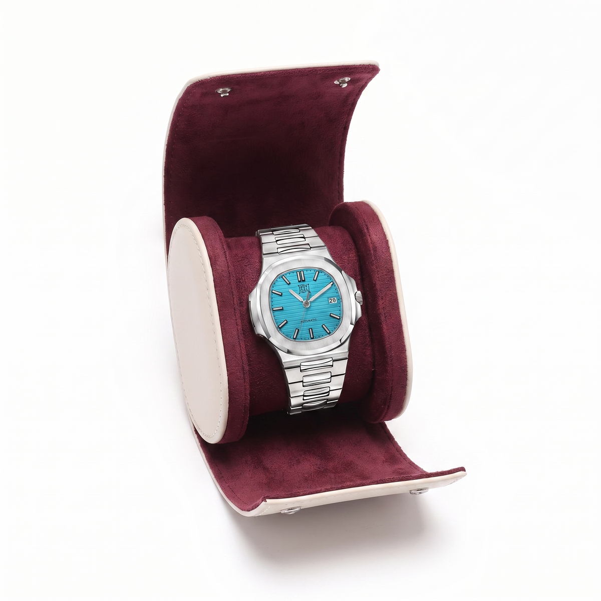 Coffret à montre en cuir