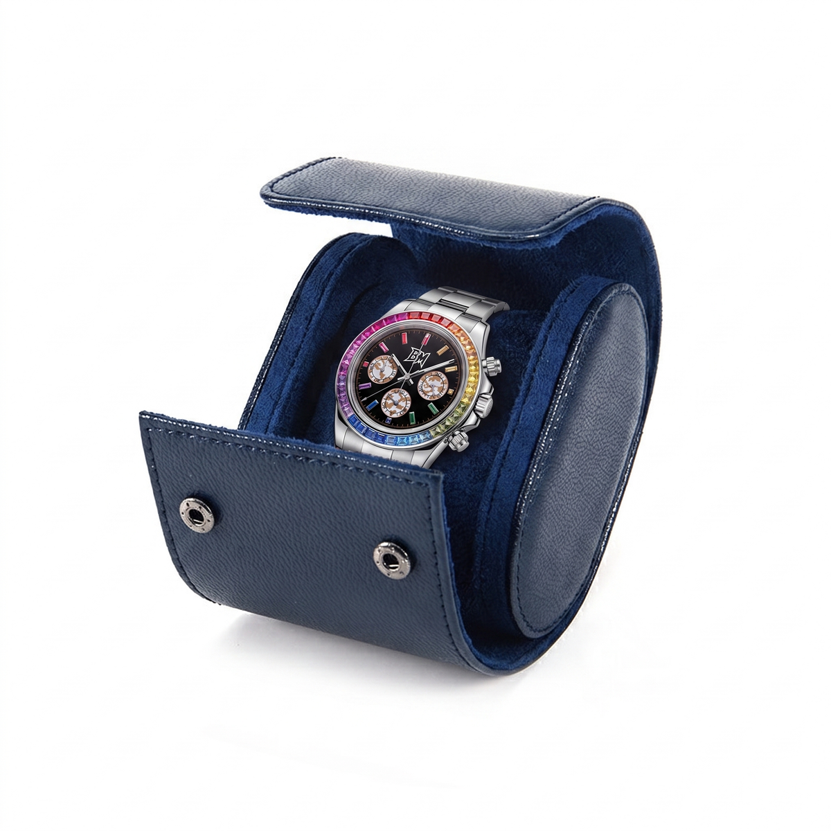 Coffret à montre en cuir