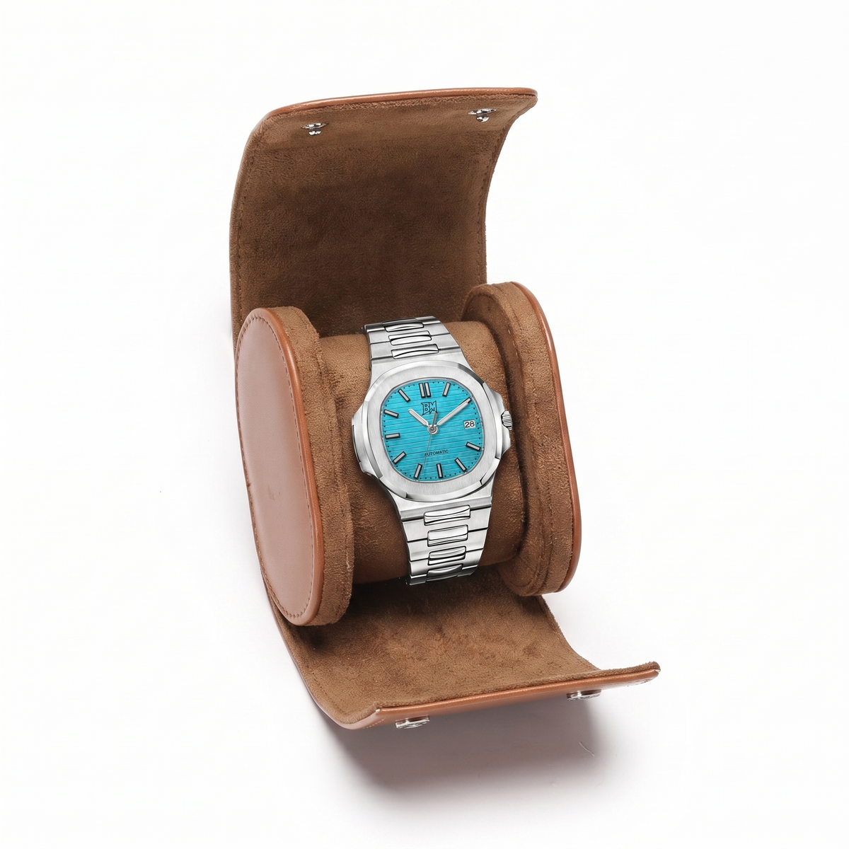 Coffret à montre en cuir