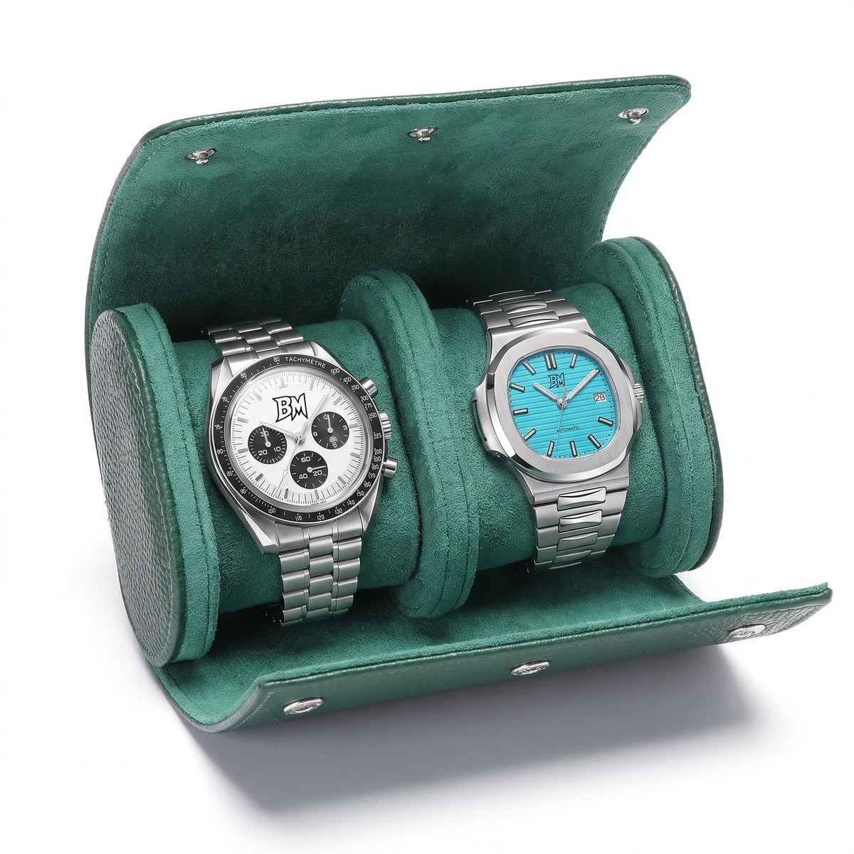 Coffret à montres en cuir