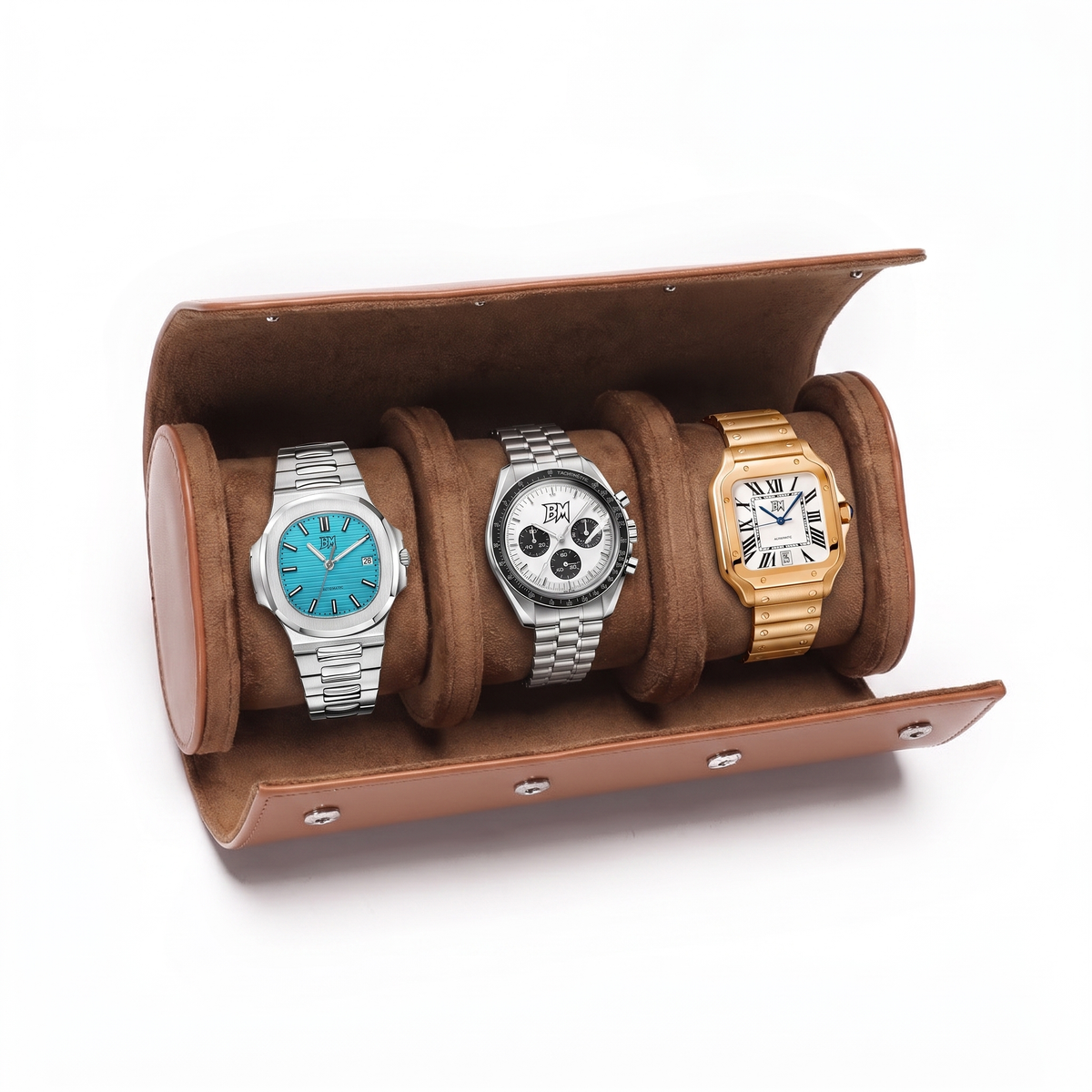 Coffret à montres en cuir