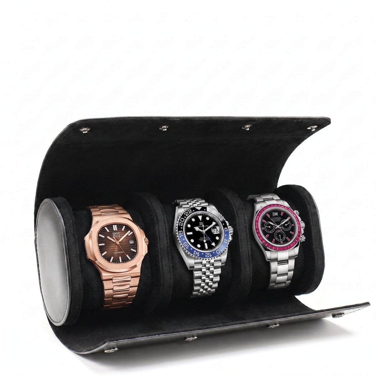 Coffret à montres en cuir