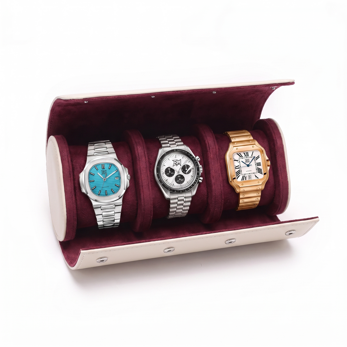 Coffret à montres en cuir