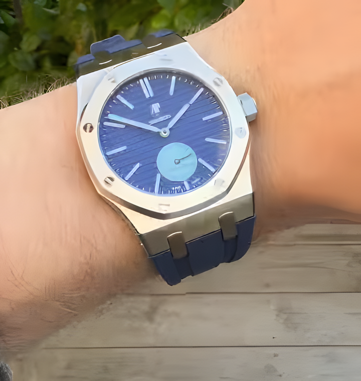 Pop Oak (boîtier métal, bracelet silicone) — Artefact d'Amestris